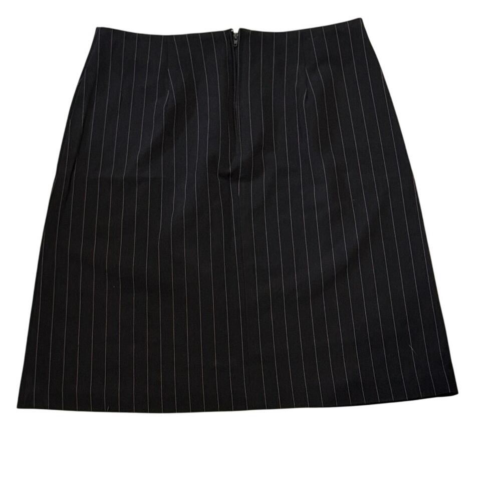 Céline by Champion Vintage Black Pinstripe Skirt Suit Set M USA - Picture 3 of 7